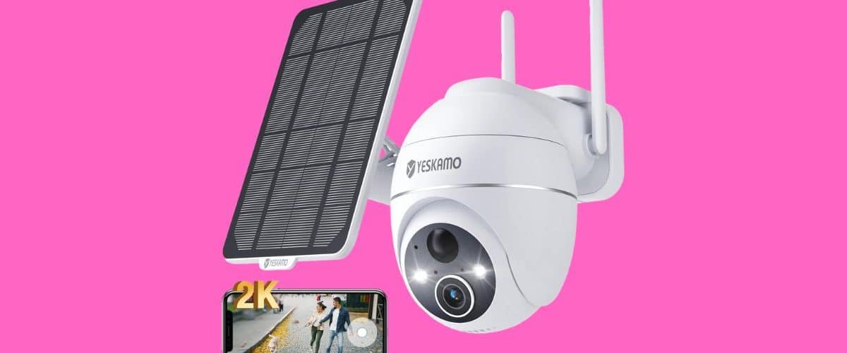 Avis camera surveillance WiFi exterieure sans fil Yeskamo GX1S+Solarpanel